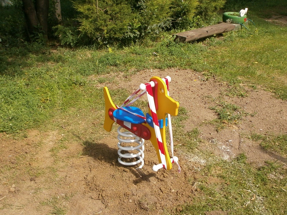 Detské ihrisko obec Hájske, materská škola 2018