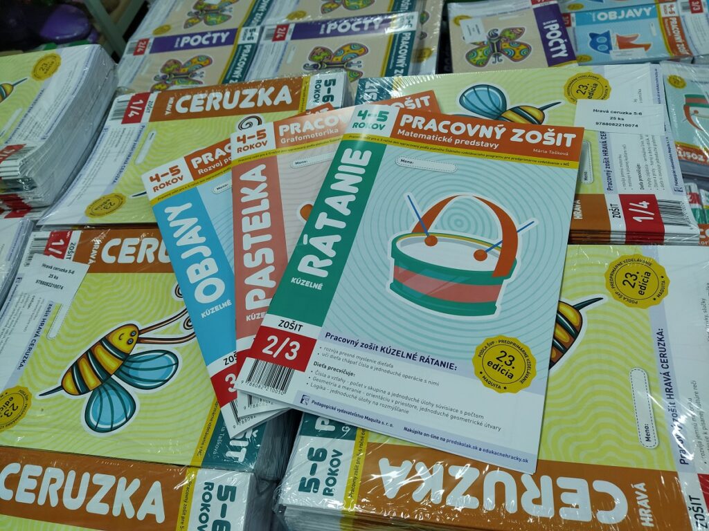 Predaj – pracovné zošity 2021-2022 pre materské školy