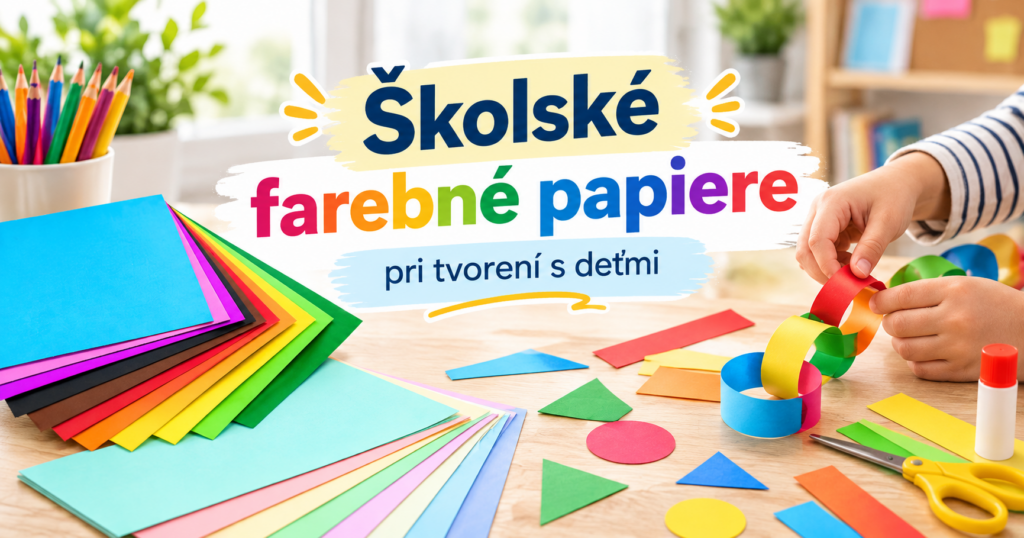 Školské farebné papiere pri tvorení s deťmi Školské farebné papiere pri tvorení s deťmi v materskej a základnej škole