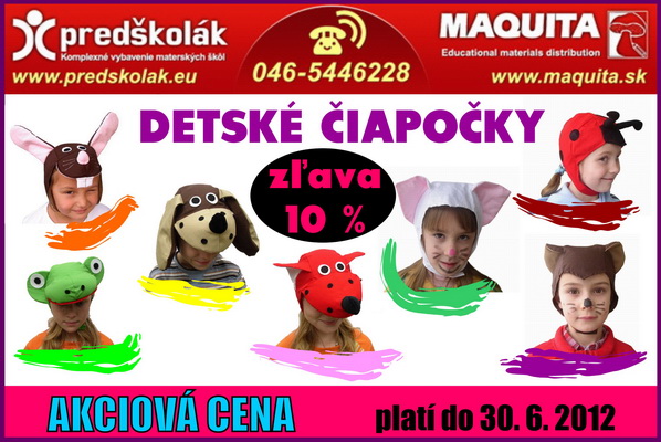 Dlhodobo nízka cena detských čiapočiek