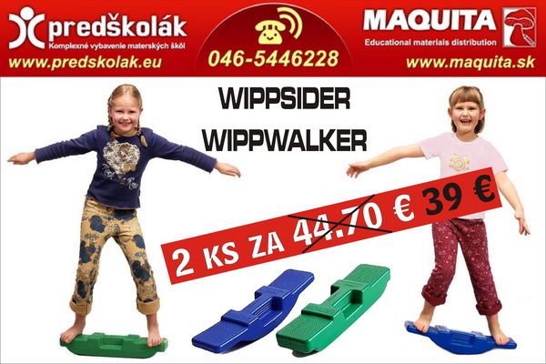 Akciová sada balančných pomôcok Wippsider a Wippwalker