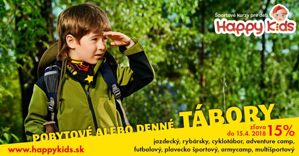 Happykids – športové tábory pre deti, 2018 Happykids - športové tábory pre deti, 2018