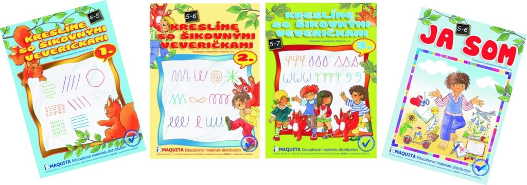 Novinky pracovné zošity, schválené MŠ SR podľa ISCED-0 Odporúčacie doložky Ministerstva školstva SR