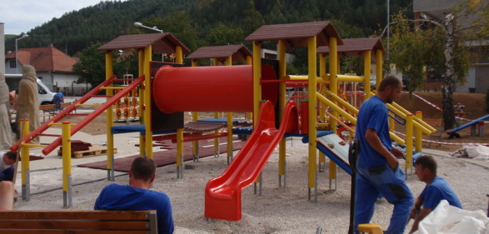 detske ihrisko Obec Nitrica, 2011