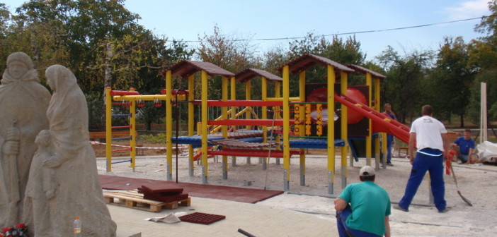 detske ihrisko Obec Nitrica, 2011