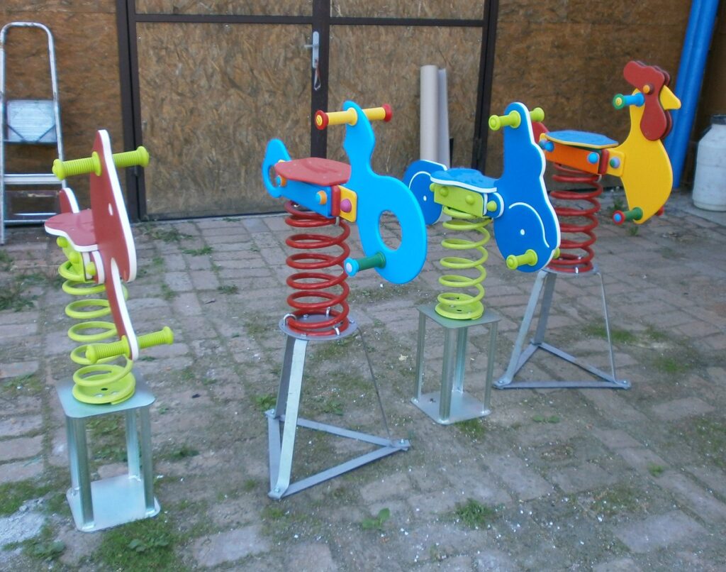 Pružinové hojdačky pre materskú školu Žilina Brodno