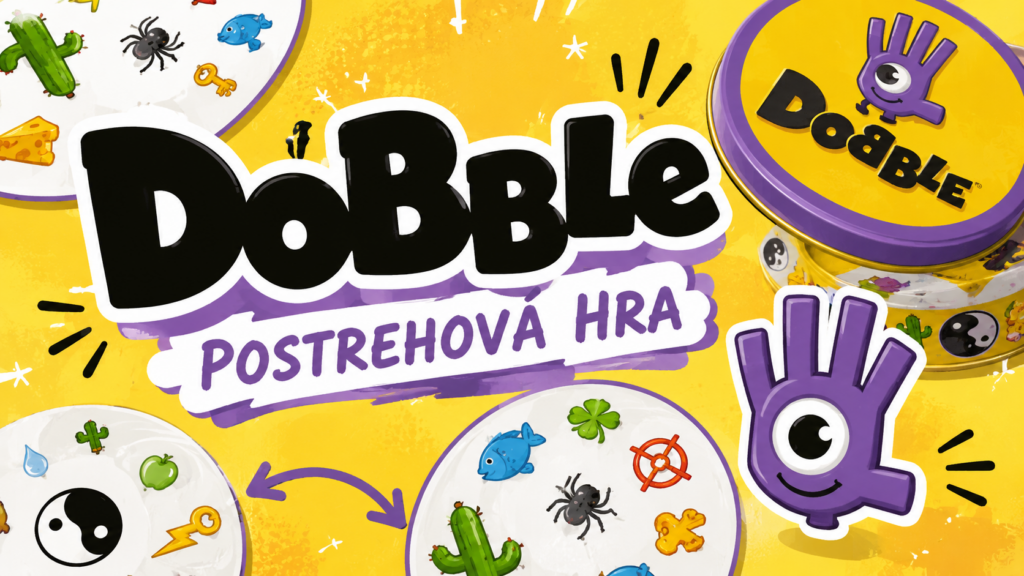 Dobble – postrehová hra Recenzia hry Dobble – kartová hra na postreh pre deti aj dospelých.