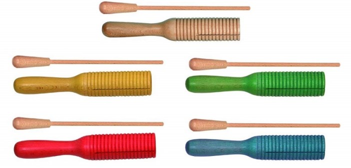 Goldon Guiro jednoduché vrúbkované