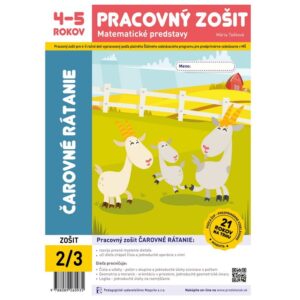 Čarovné rátanie, pracovný zošit pre 4 - 5 ročné deti