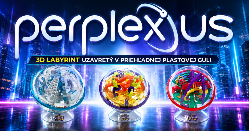 Perplexus – 3D hlavolam s labyrintom uzavretým v priehľadnej plastovej guli