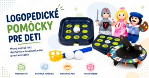 Logopedické pomôcky pre deti – fúkacie hry, logopedické bábky a pomôcky na rozvoj reči, dýchania a fonematického uvedomovania