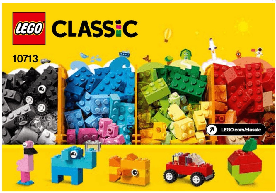 Lego Classic 10713 Praktický kreatívny kufrík, 213 ks - Maquita