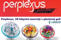 Hlavolam Perplexus, 3D labyrint uzavretý v priehľadnej plastovej guli Hlavolam Perplexus, 3D labyrint uzavretý v priehľadnej plastovej guli