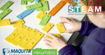 NEWMÉRO mení abstraktný systém desiatkovej sústavy na hmatateľný zážitok newmero Vzdelávacia hračka, zložená z dvojfarebných plastových dielikov