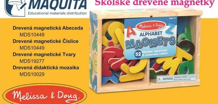 Melissa & Doug  školské magnetické dieliky pre rozvoj fantázie