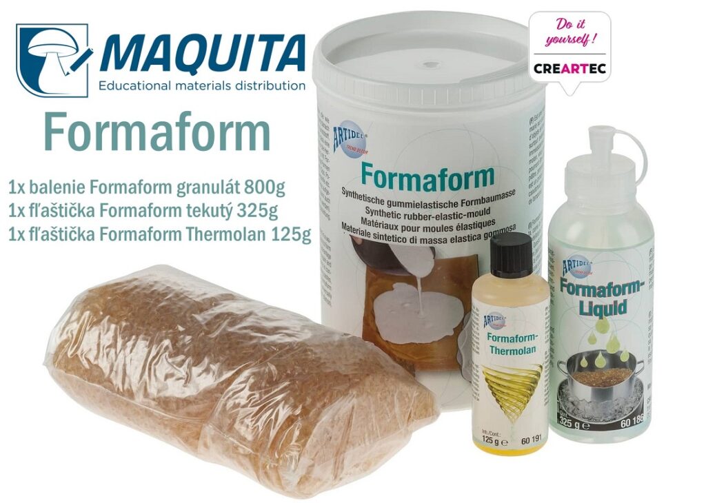 Formaform - elastická forma, pre väčšinu odlievacich materiálov