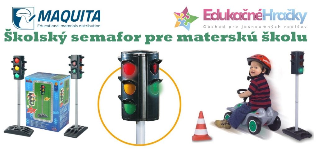 Signalizačný semafór pre dopravné ihrisko každej školy