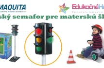 Signalizačný semafór pre dopravné ihrisko každej školy