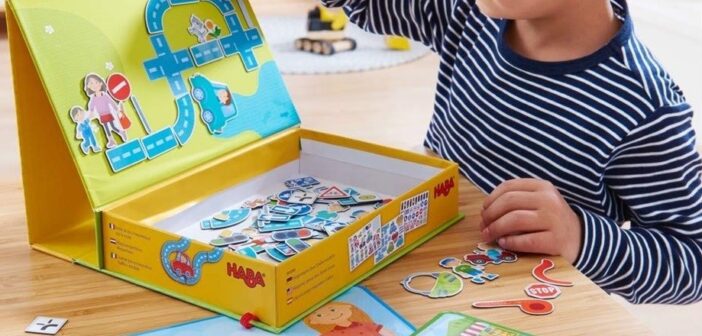 Magnetické skladačky Haba education pre didaktické príbehy