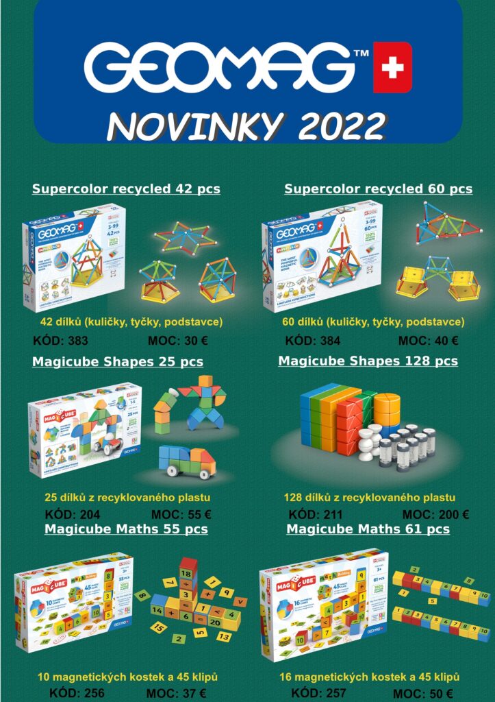 Predstavujeme novinky Geomag pre rok 2022