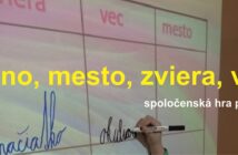 Spoločenská hra Meno, mesto, zviera, vec