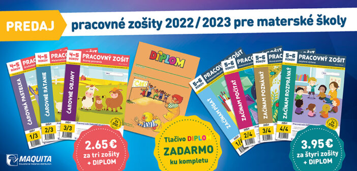 Predaj – pracovné zošity 2022-2023 pre materské školy