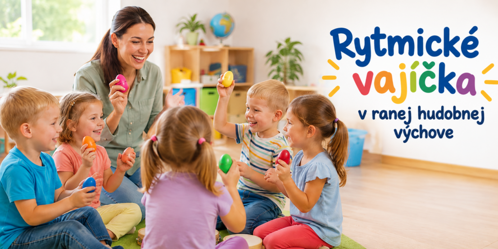 Rytmické vajíčka v ranej hudobnej výchove s deťmi v materskej škole