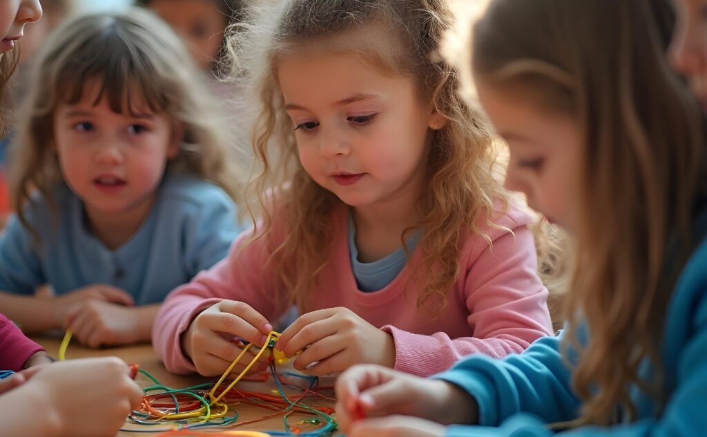 Bužírky na pletenie (Scoubidou): Kreatívna technika, ktorá rozvíja jemnú motoriku aj fantáziu detí