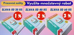 Množstevné zľavy na zošity pre materské školy