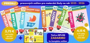 Predaj – pracovné zošity 2025-2026 pre materské školy