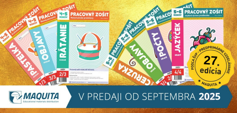 27. Edícia pracovné zošity pre materské školy 2025 / 2026