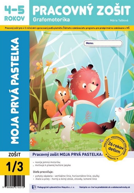 Moja prvá pastelka pracovný zošit 4-5 (2024, 26. edícia)