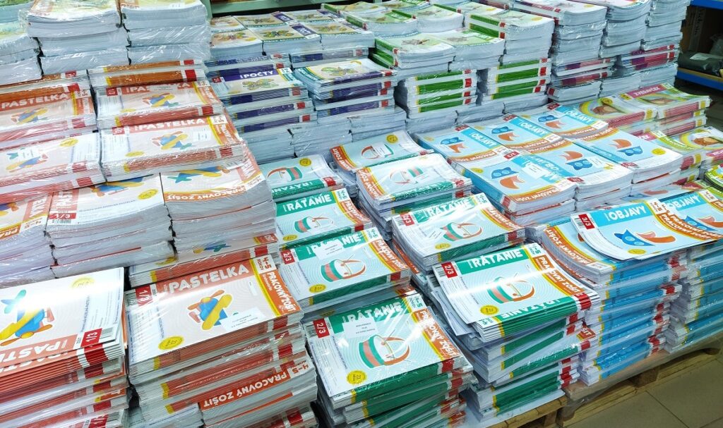 Reklamný priestor na obálke pracovných zošitov pre materské školy