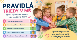 Pravidlá triedy v materskej škole – päť základných pravidiel pre pokojné a bezpečné prostredie v MŠ
