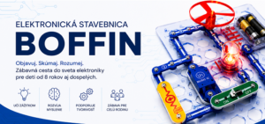 Elektronická stavebnica Boffin pre deti a školy