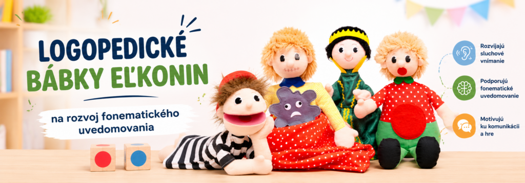 Logopedické bábky Eľkonin podporujú rozvoj fonematického uvedomovania, sluchového vnímania a komunikácie detí
