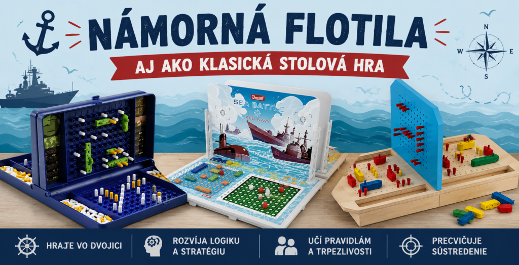 Námorná flotila – stolová hra pre deti