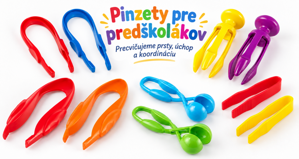 Rôzne typy pinziet pre predškolákov na rozvoj jemnej motoriky