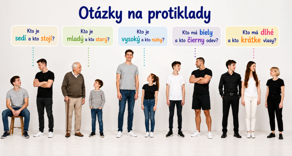 Protiklady pre deti – otázky na hľadanie protikladov
