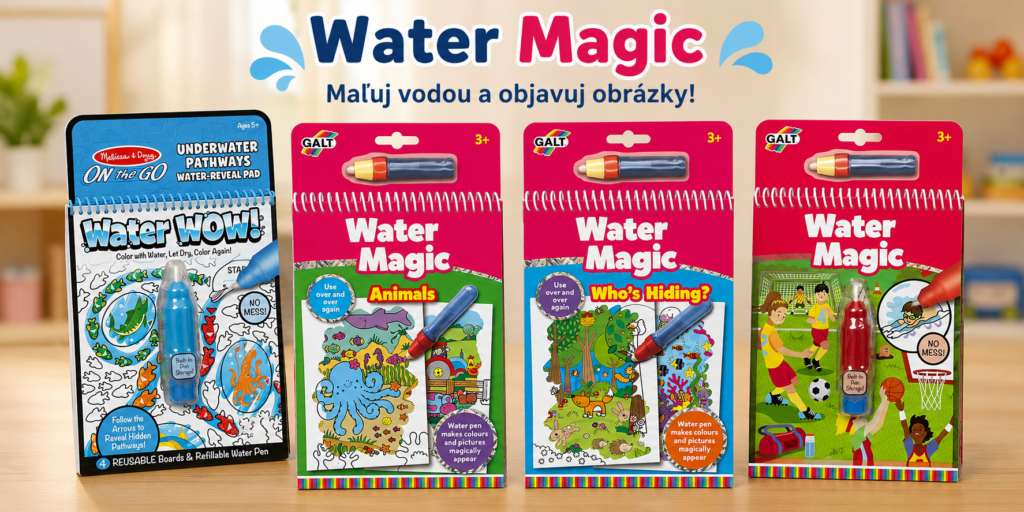 Water Magic maľovanie vodou pre deti s vodovým perom